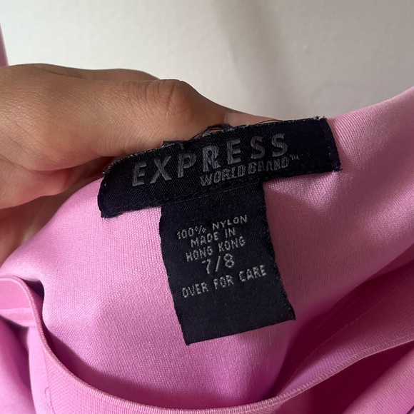 STRAPLESS Y2K EXPRESS DRESS SIZE 7/8 - Picture 3 of 5